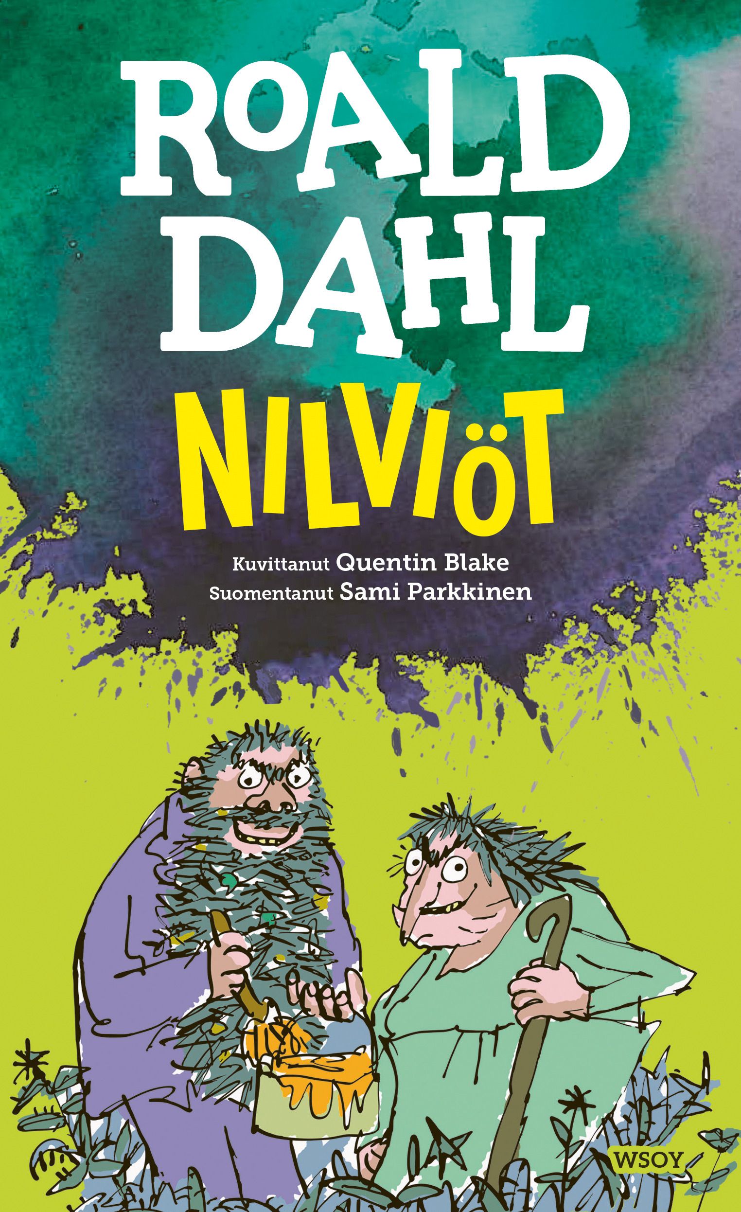 Kirjailijan Roald Dahl käytetty kirja Nilviöt