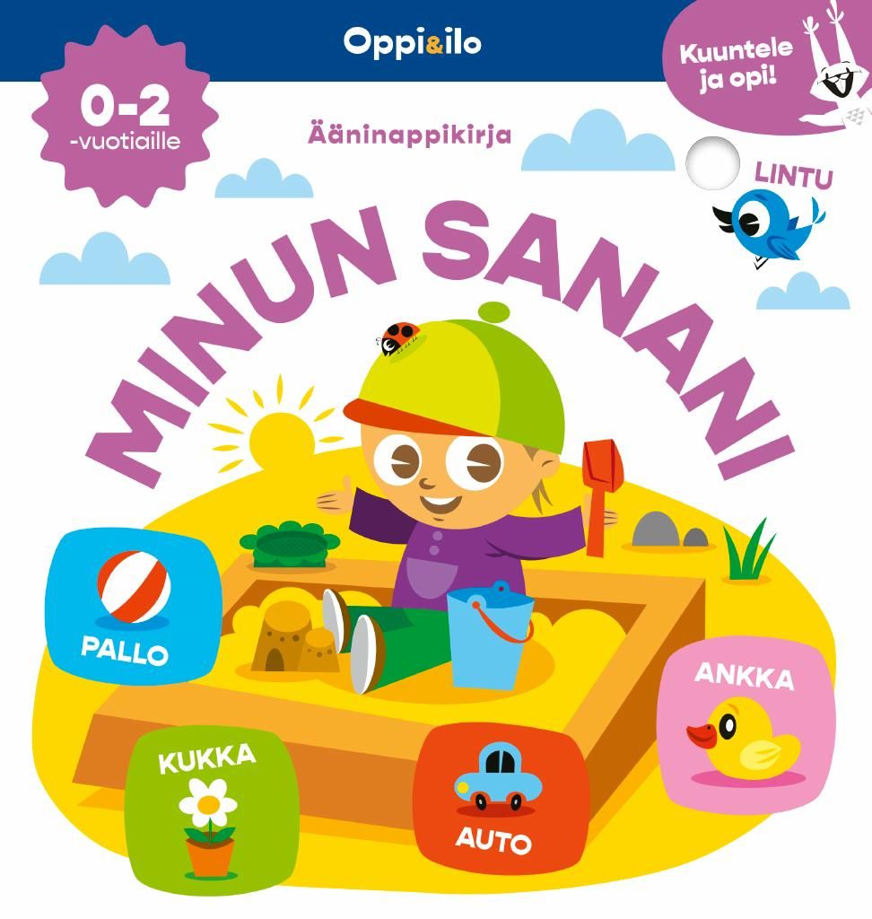 Minun sanani -ääninappikirja 0-2 v