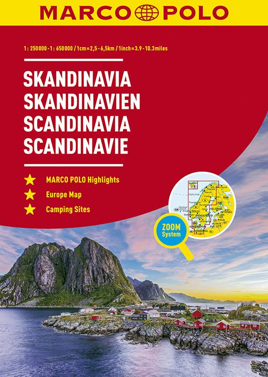 Scandinavia - Marco Polo Road atlas