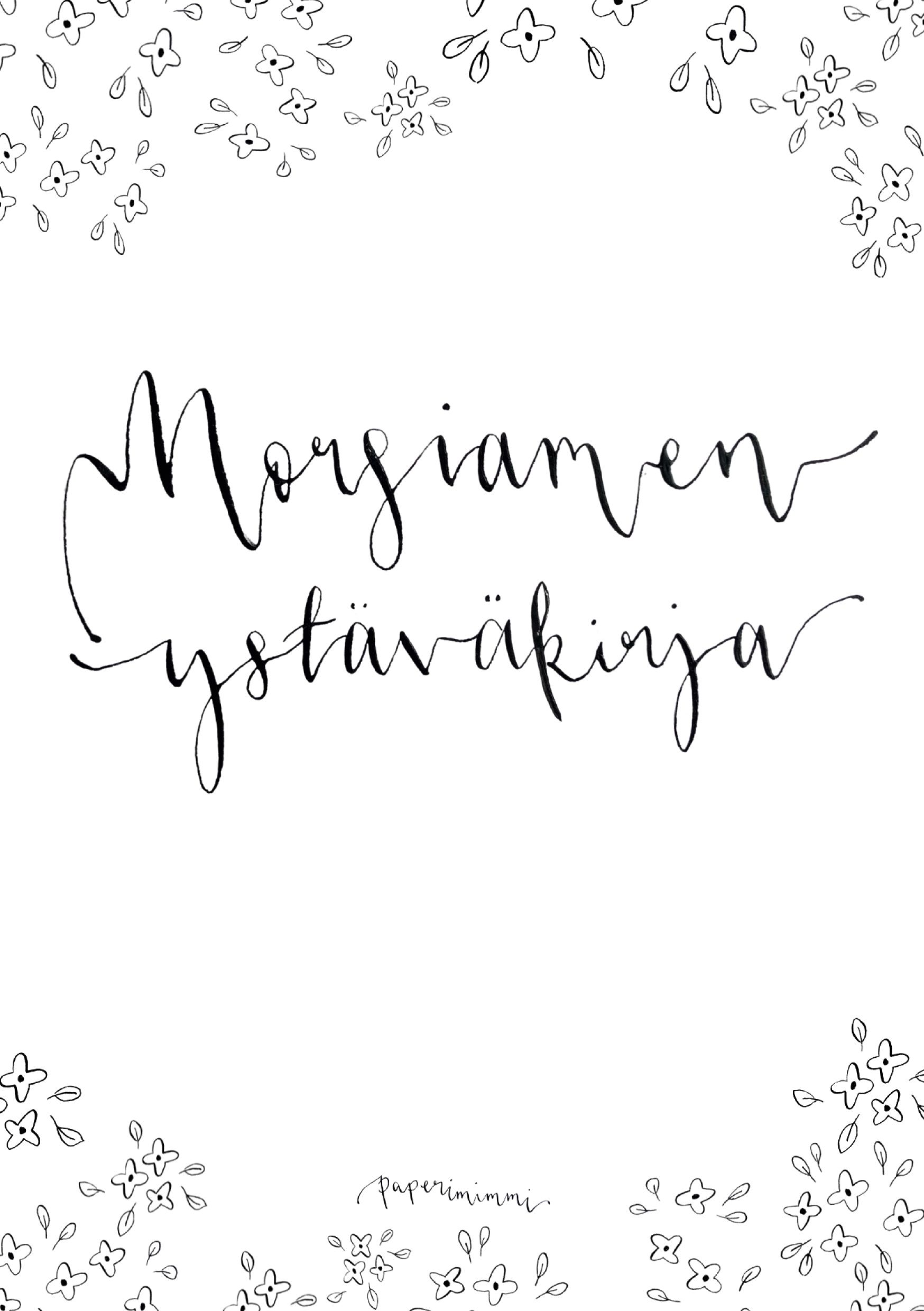 Jenni Helle : Morsiamen ystäväkirja
