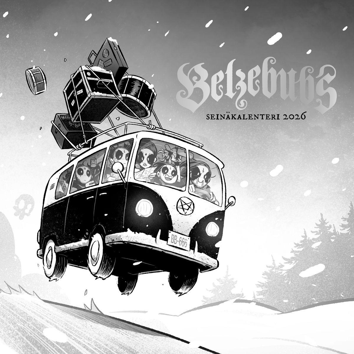 JP Ahonen : Belzebubs seinäkalenteri 2026