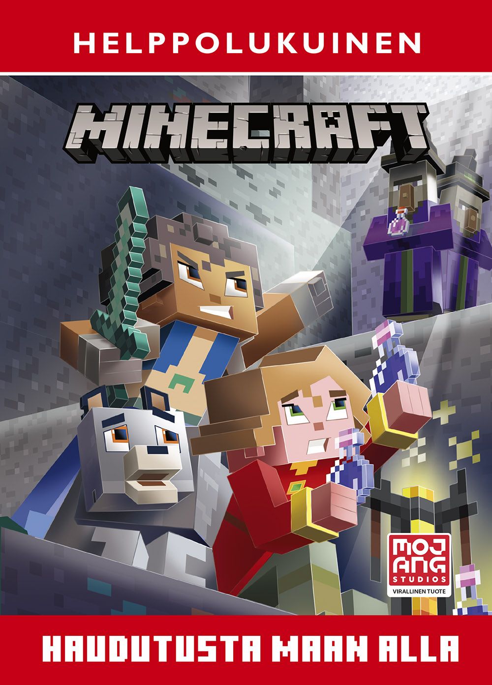 Arie Kaplan : Minecraft - Haudutusta maan alla Helppolukuinen