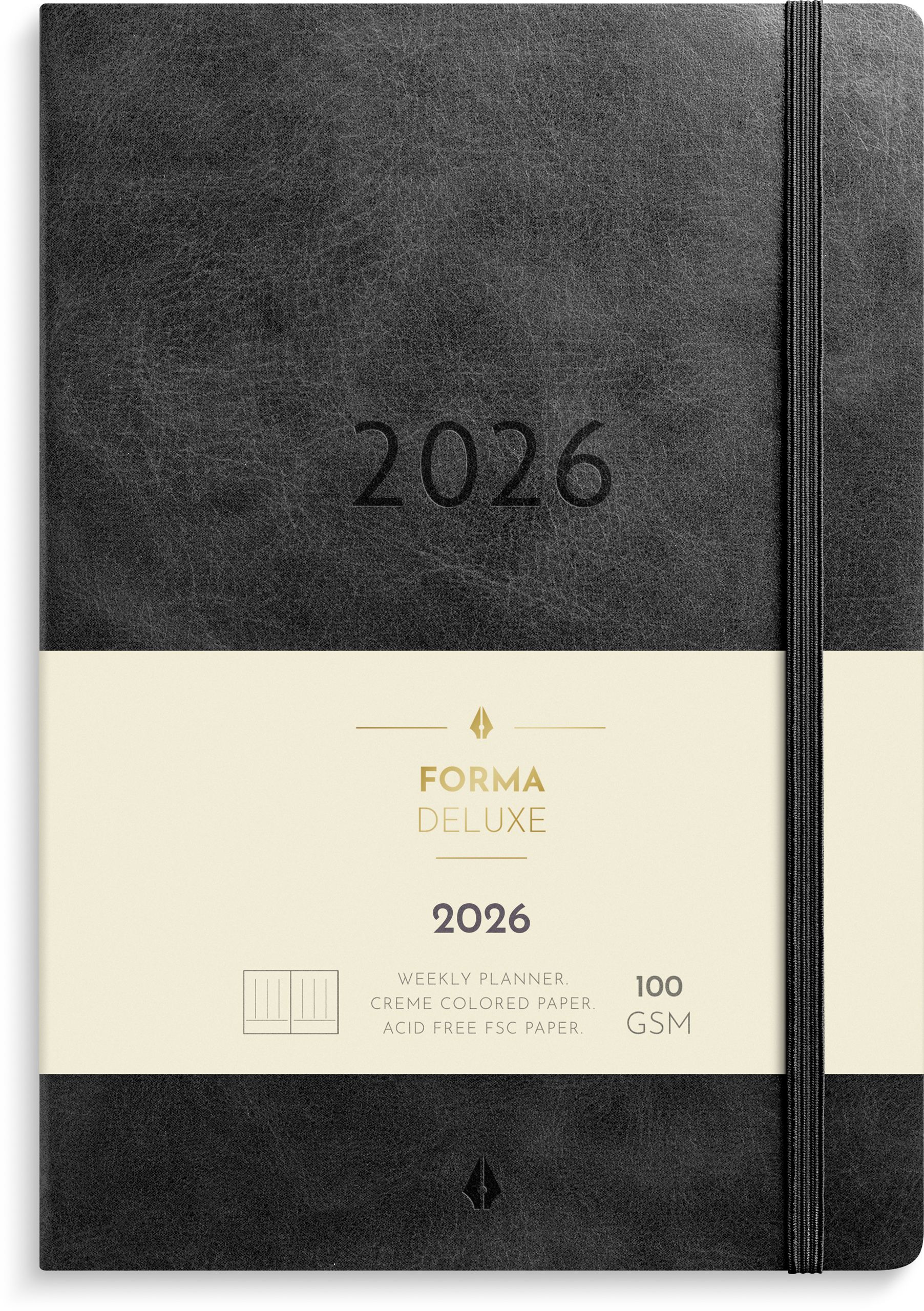 Business Forma Deluxe musta 2026