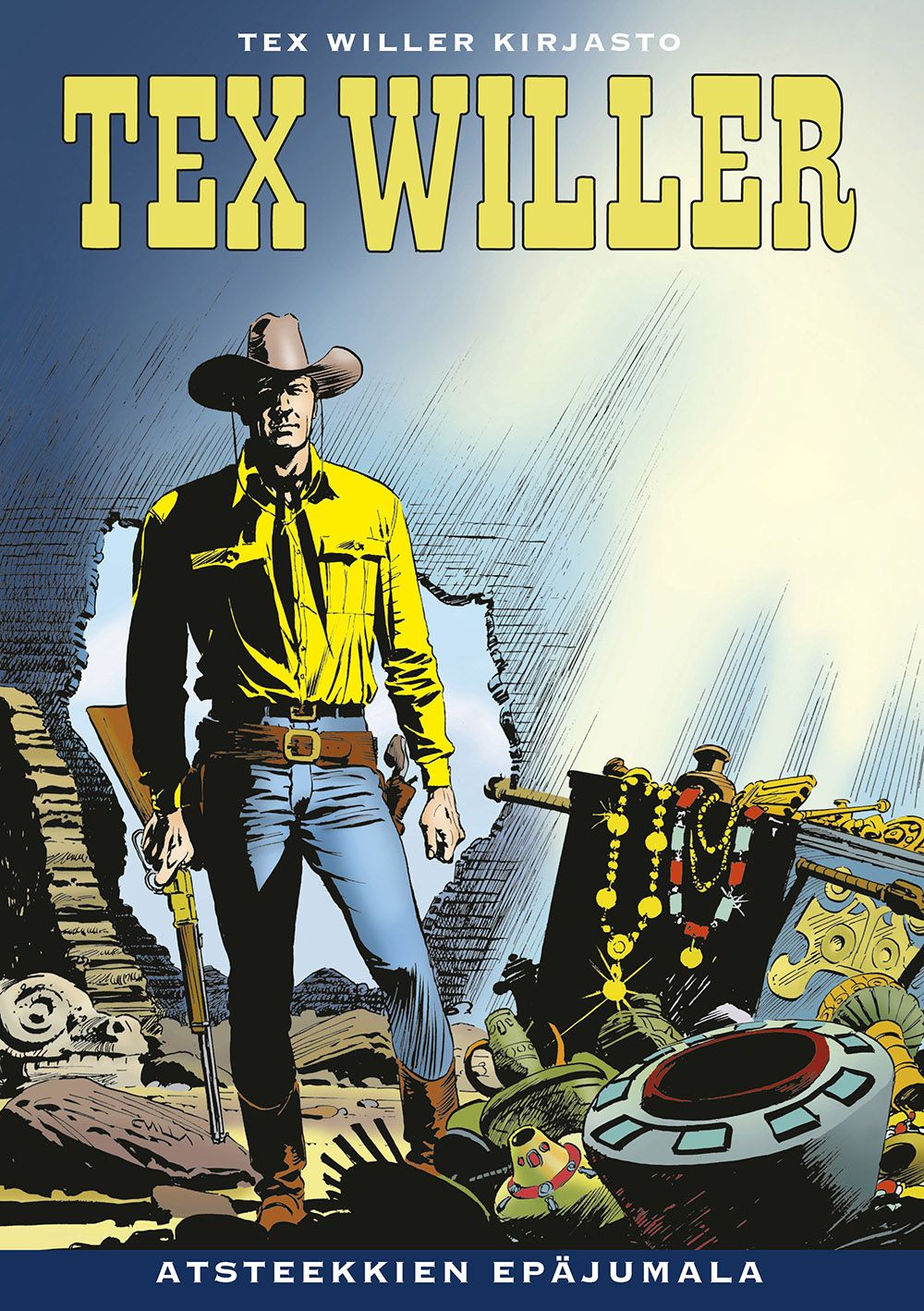 Gianluigi Bonelli : Tex Willer Kirjasto 80: Atsteekkien epäjumala