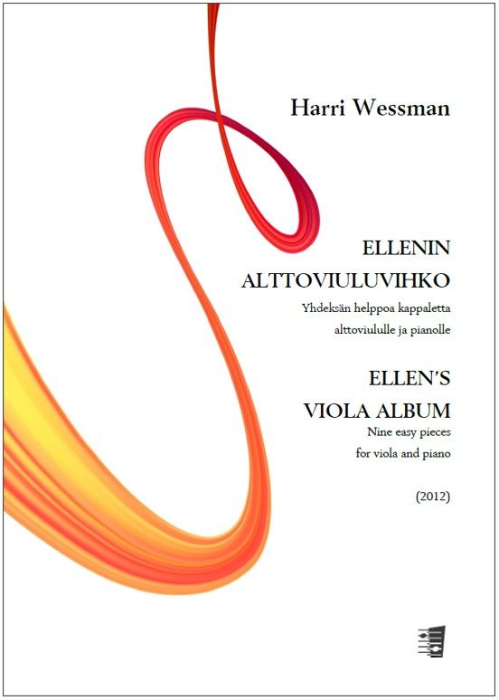 Ellen's viola album - Nine easy pieces for viola and piano