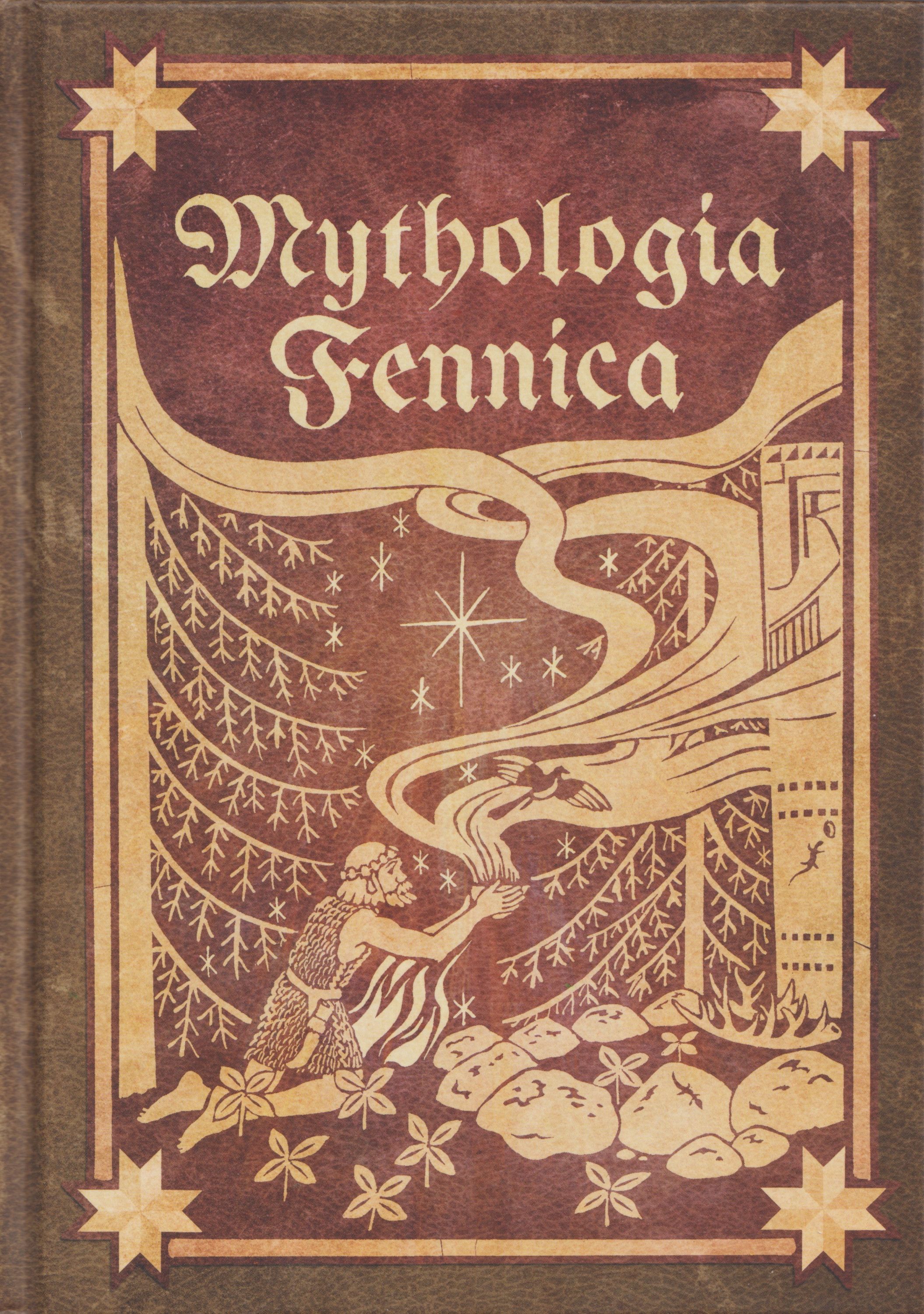Kirjailijan Christfrid Ganander käytetty kirja Mythologia Fennica