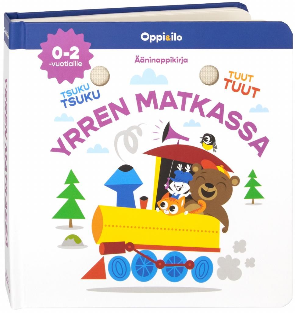 Yrren matkassa -ääninappikirja 0-2 v