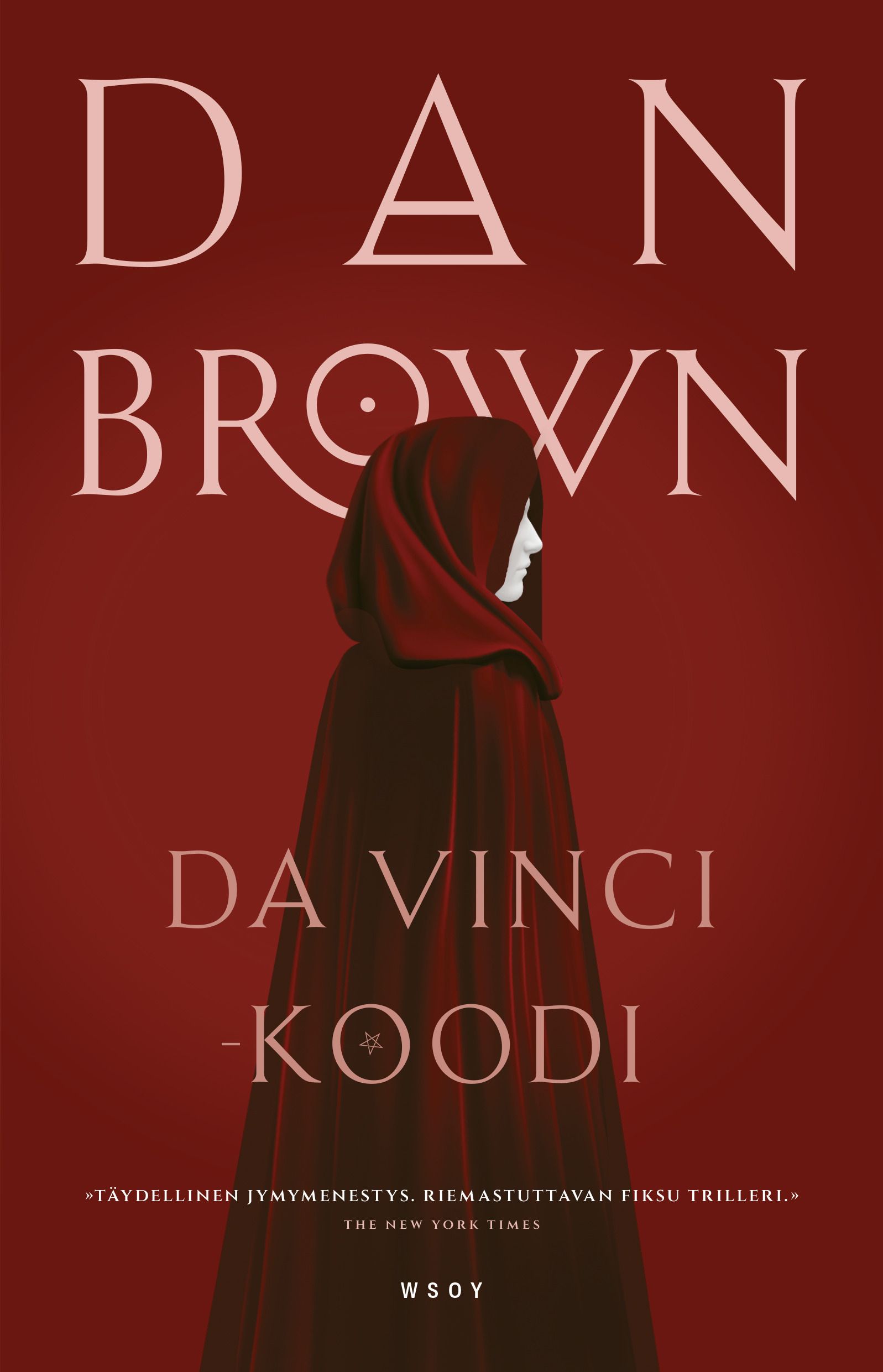 Kirjailijan Dan Brown käytetty kirja Da Vinci -koodi