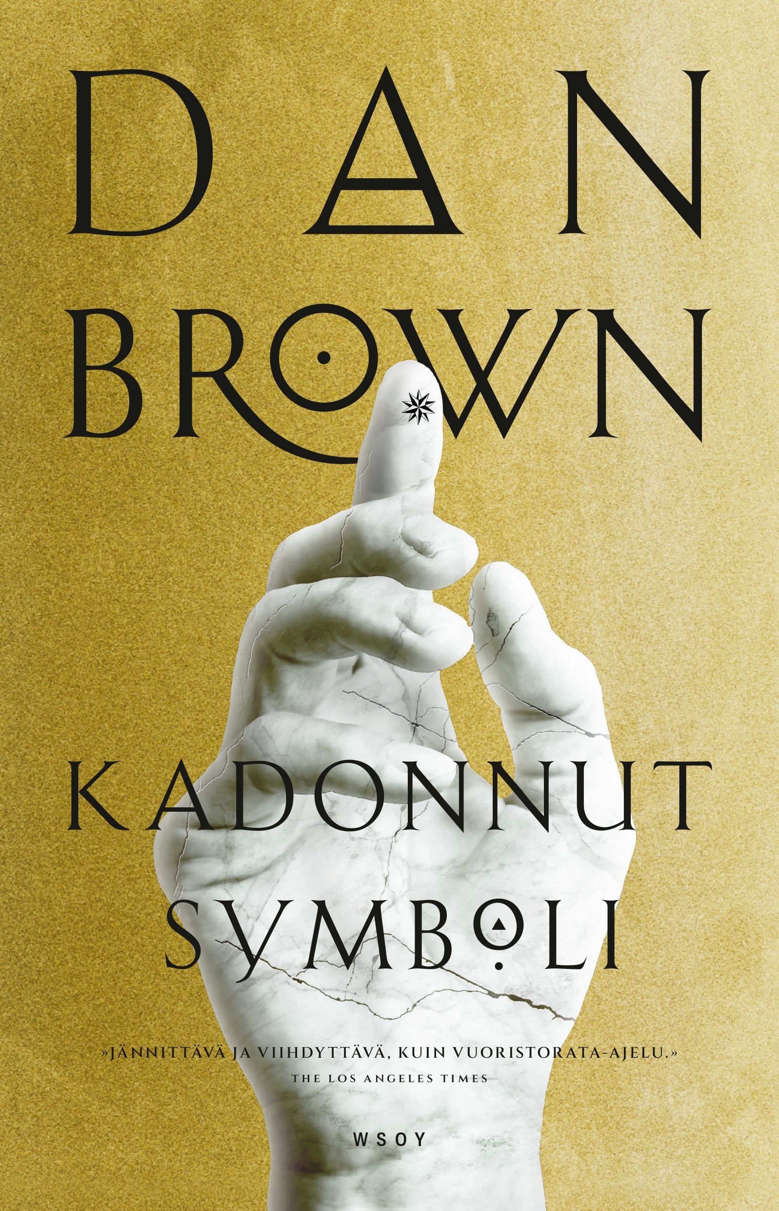 Kirjailijan Dan Brown käytetty kirja Kadonnut symboli