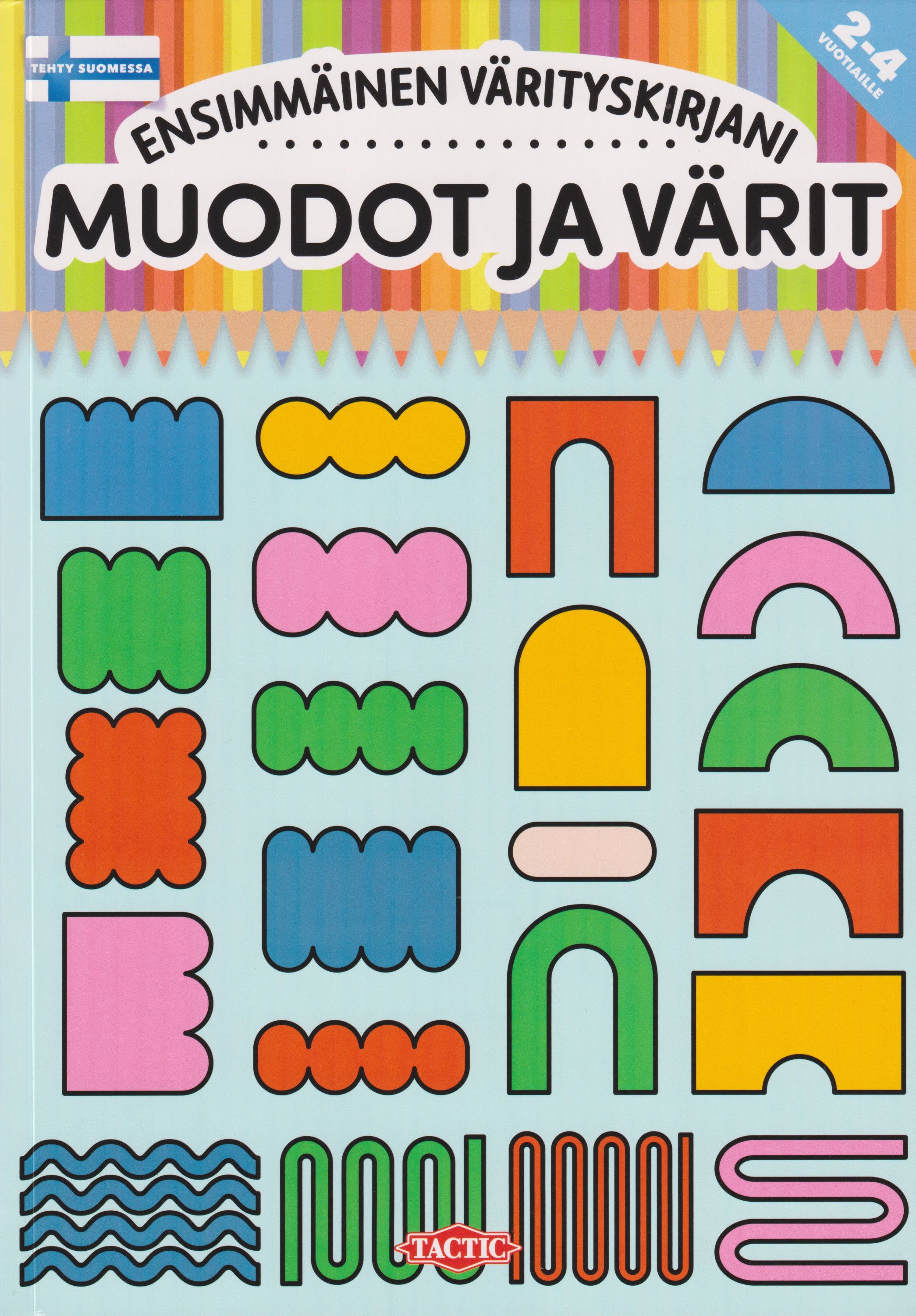 Ensimmäinen värityskirjani, Muodot ja värit
