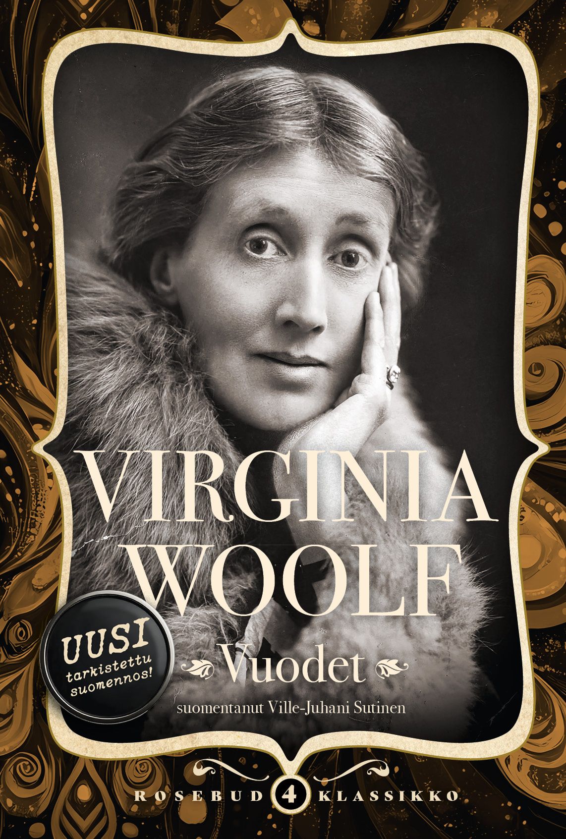 Kirjailijan Virginia Woolf käytetty kirja Vuodet
