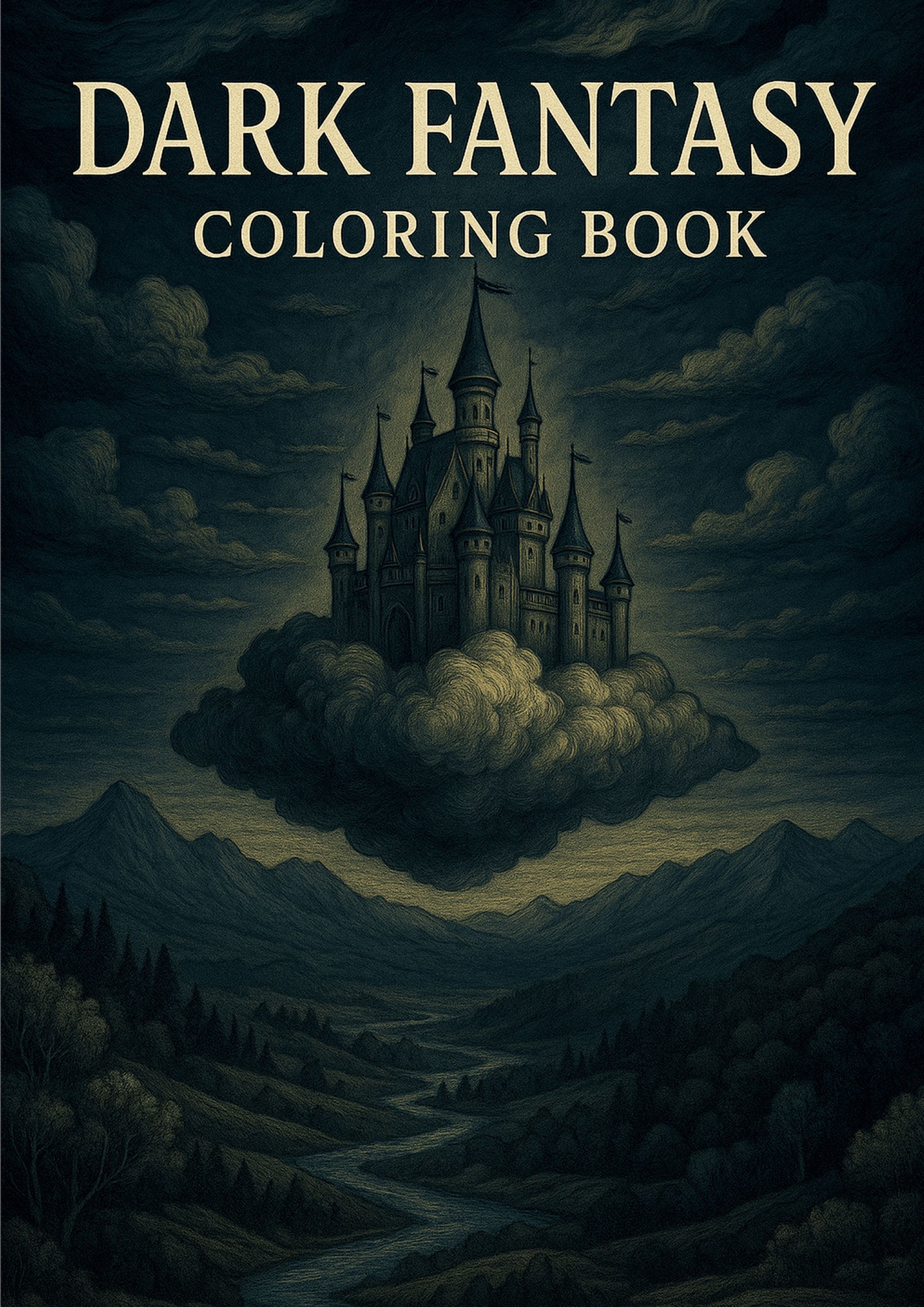 Anniina Maijanen : Dark Fantasy Coloring Book