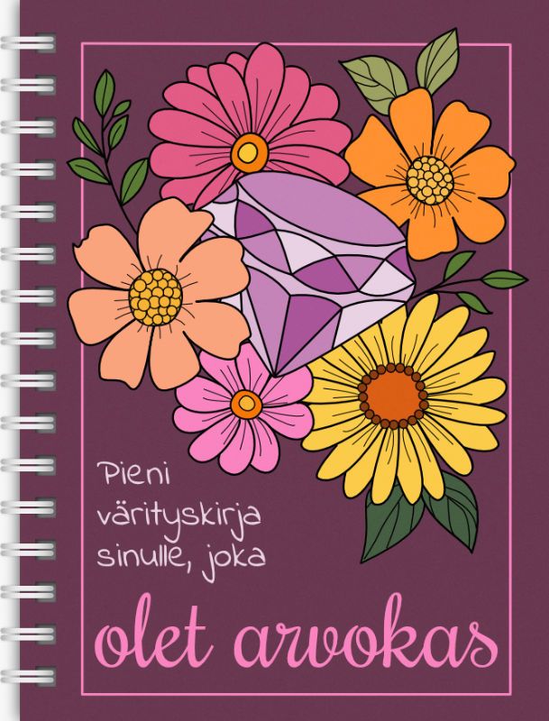 Pieni värityskirja sinulle, joka olet arvokas