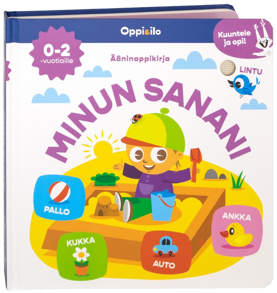 Minun sanani -ääninappikirja 0-2 v