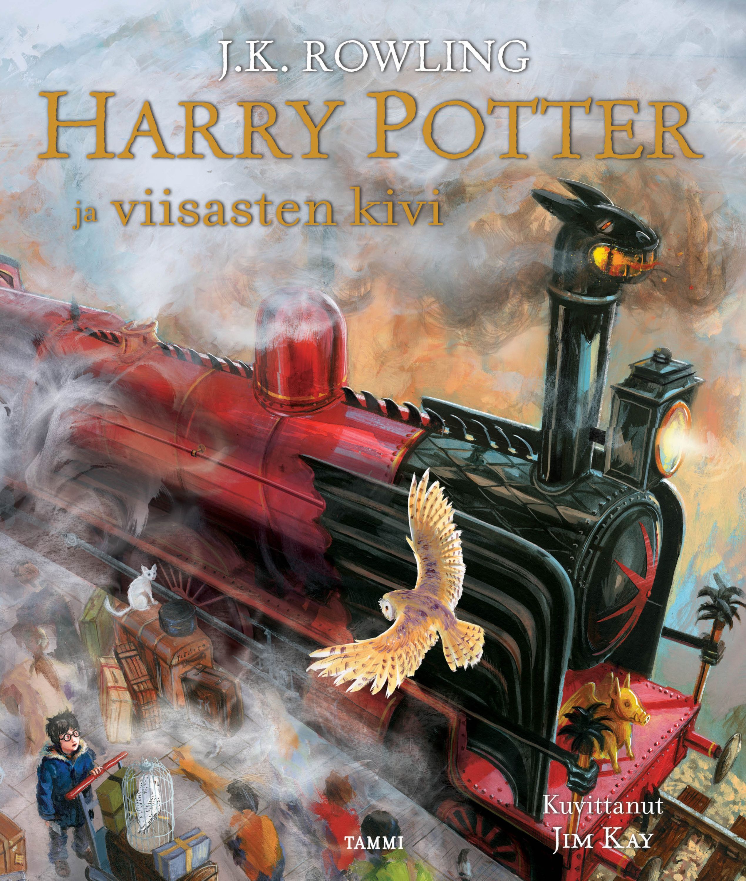 Kirjailijan J. K. Rowling uusi kirja Harry Potter ja viisasten kivi (UUSI)