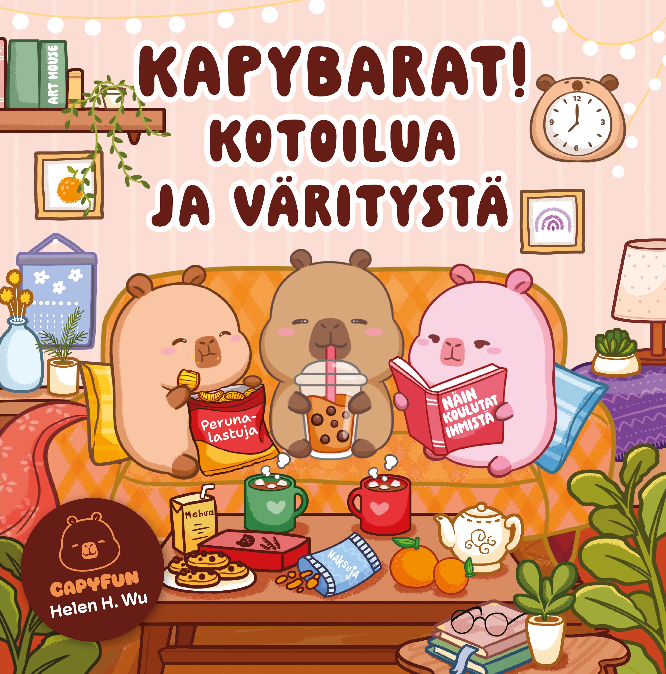 Helen H. Wu : Kapybarat! Kotoilua ja väritystä