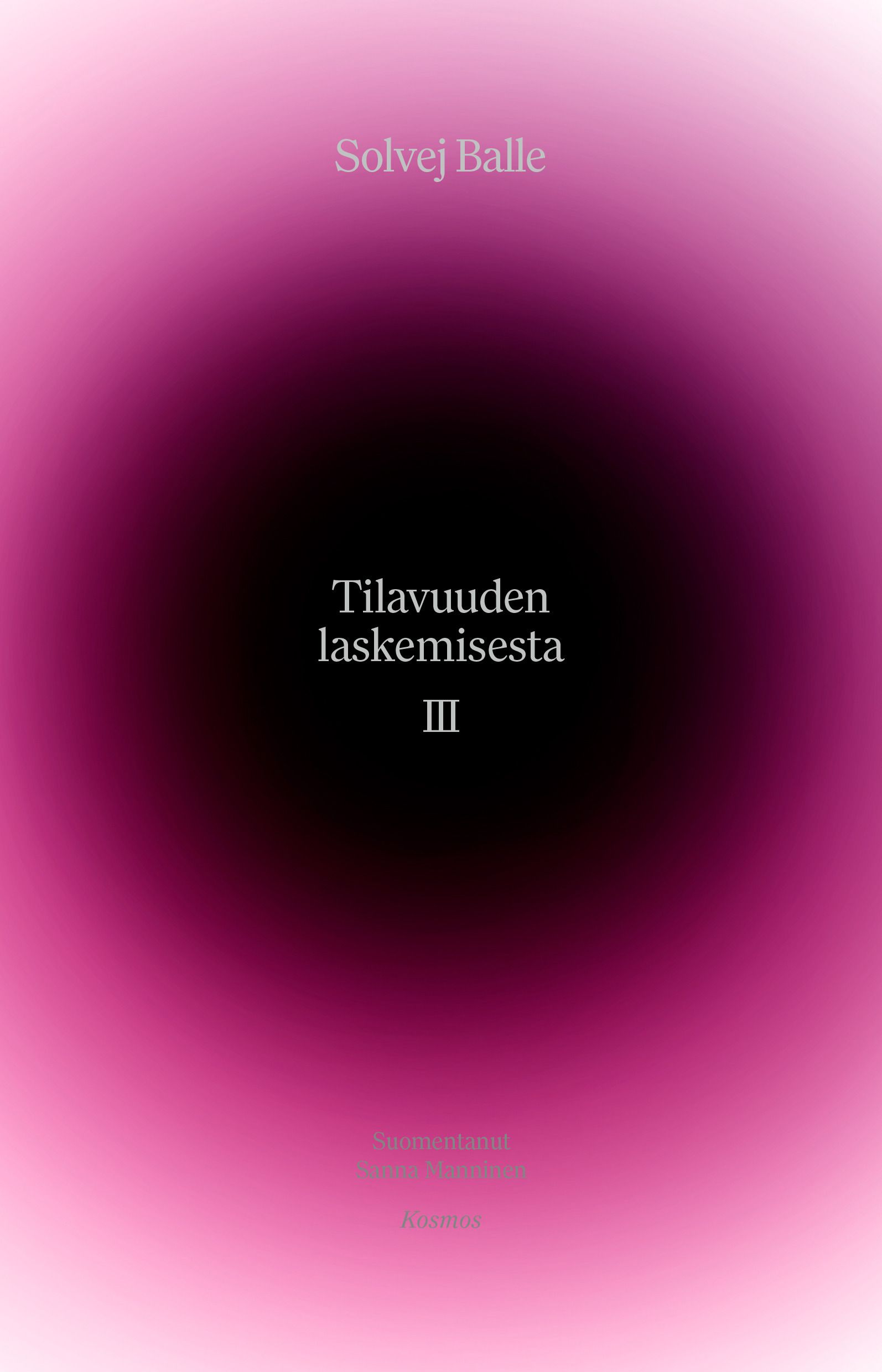 Solvej Balle : Tilavuuden laskemisesta III