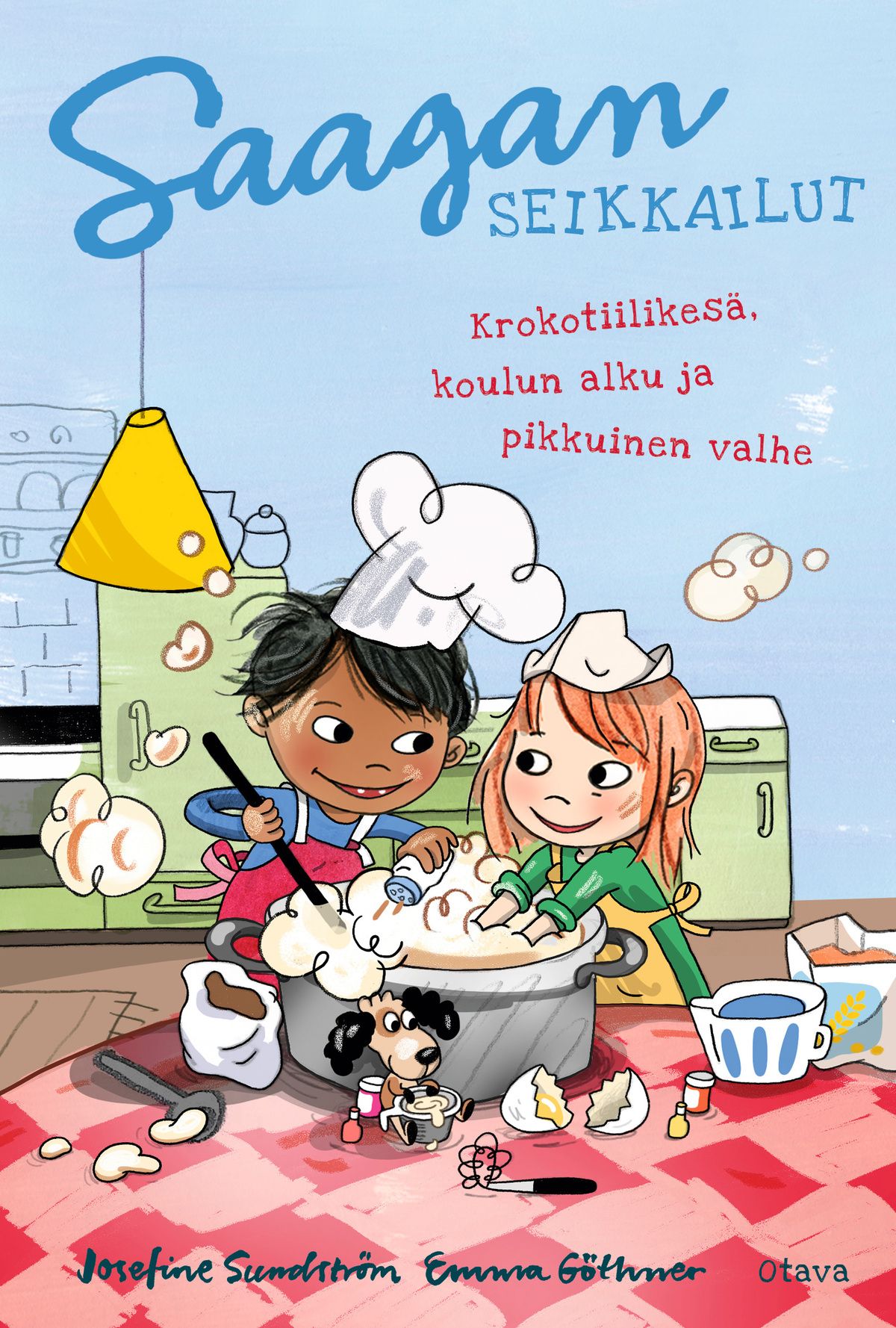 Josefine Sundström & Emma Göthner : Saagan seikkailut. Krokotiilikesä, koulun alku ja pikkuinen valhe
