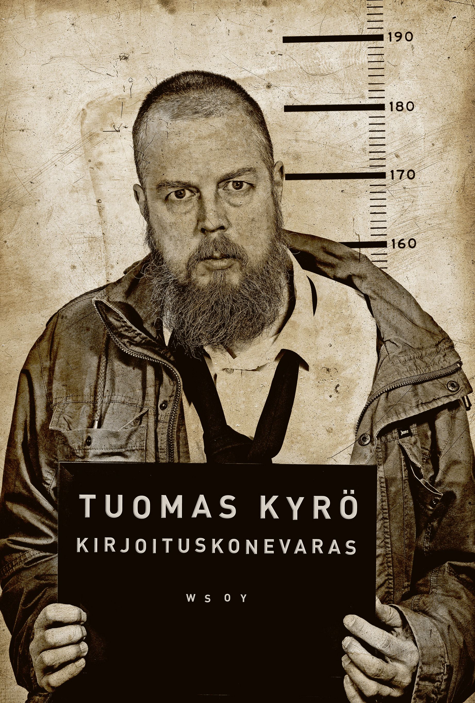 Kirjailijan Tuomas Kyrö käytetty kirja Kirjoituskonevaras