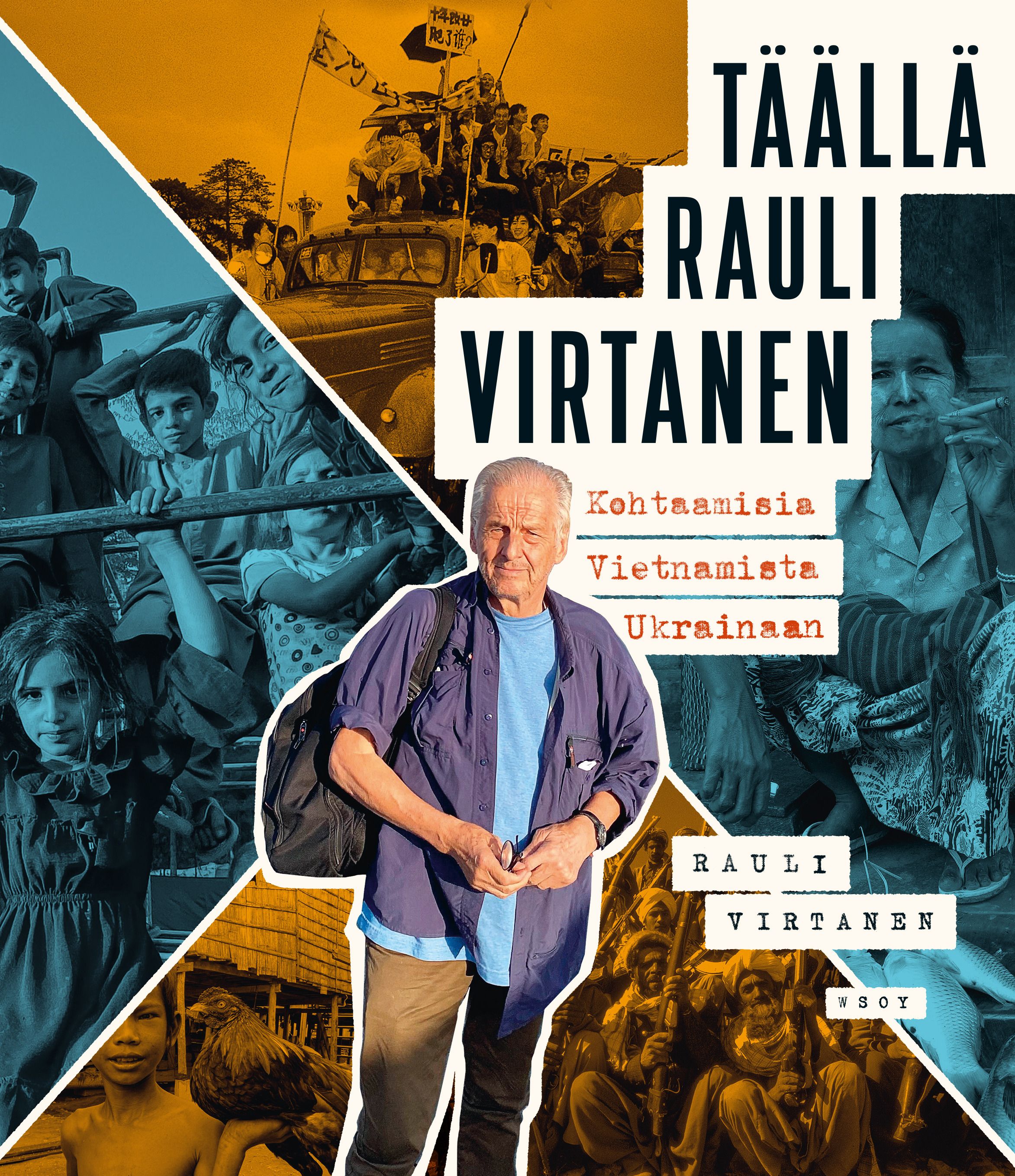 Kirjailijan Rauli Virtanen uusi kirja Täällä Rauli Virtanen