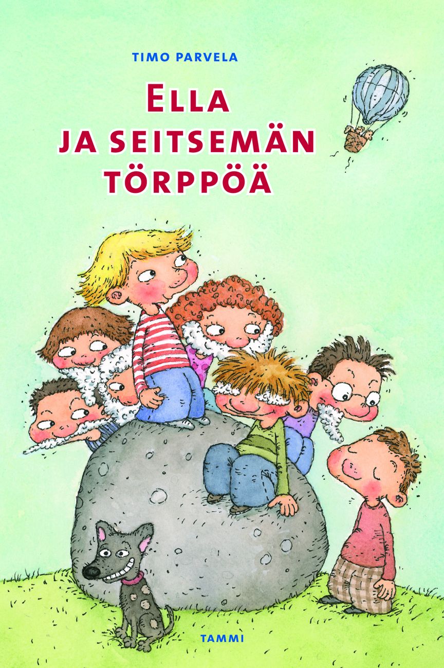 Kirjailijan Timo Parvela käytetty kirja Ella ja seitsemän törppöä