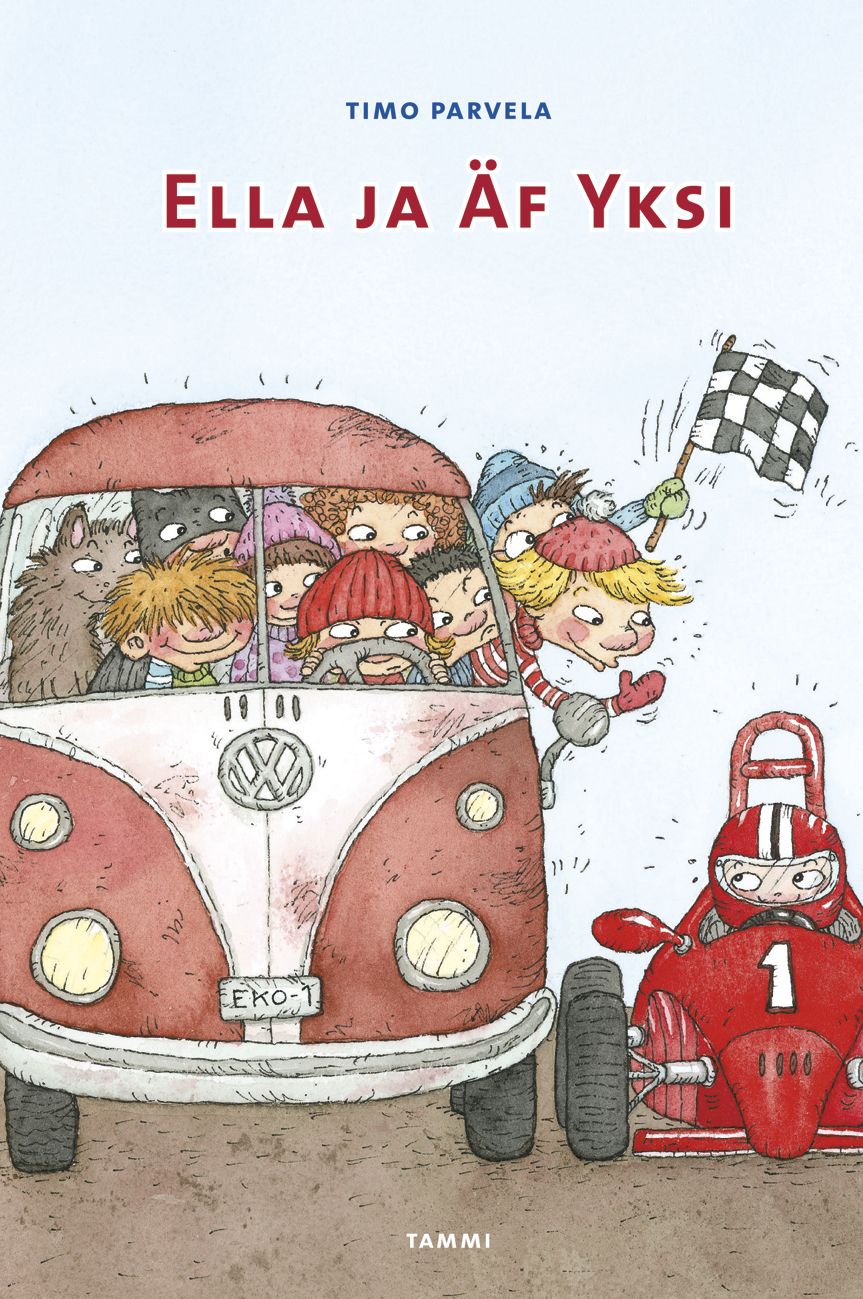 Kirjailijan Timo Parvela käytetty kirja Ella ja Äf Yksi