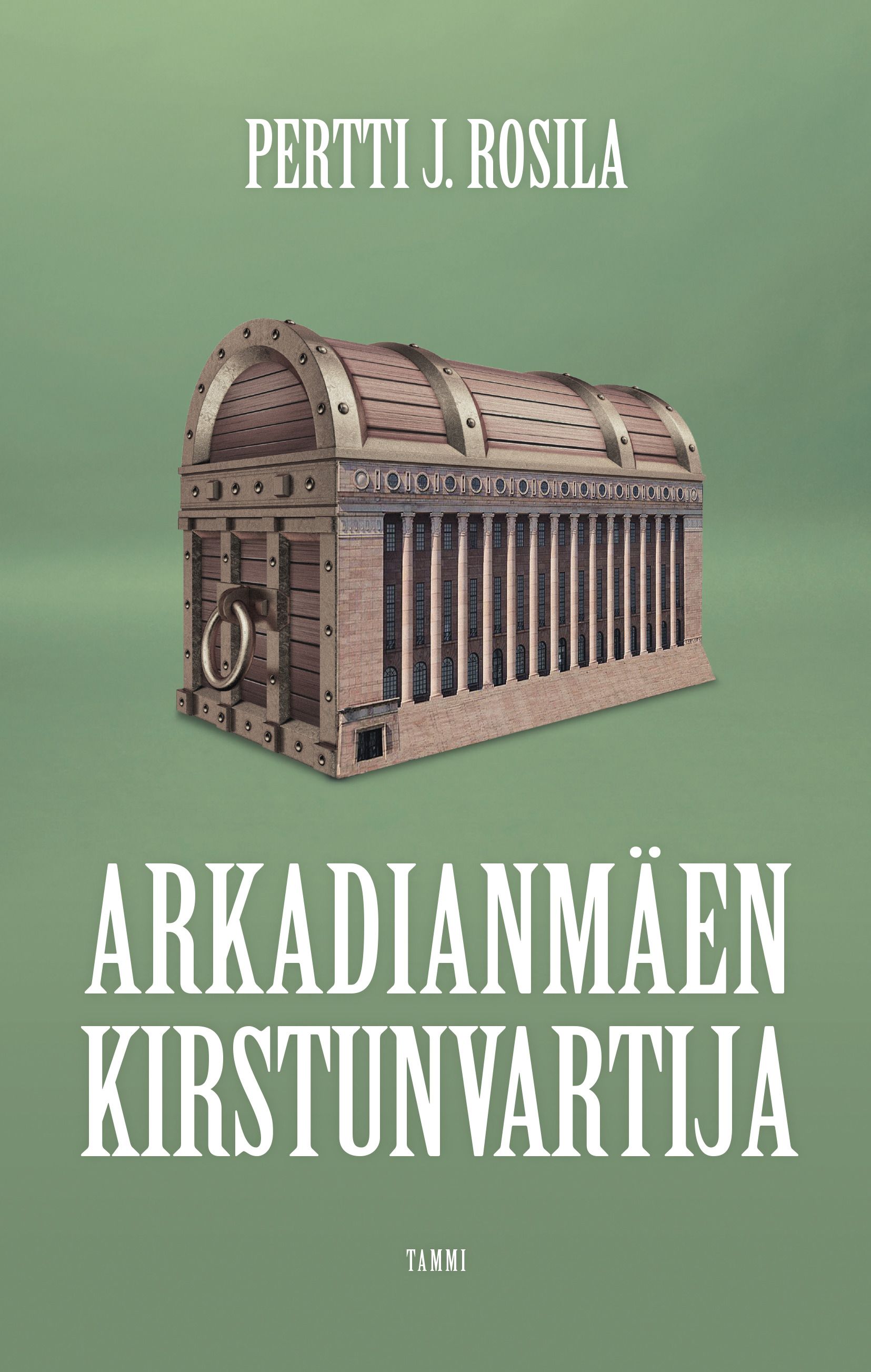 Kirjailijan Pertti J. Rosila käytetty kirja Arkadianmäen kirstunvartija