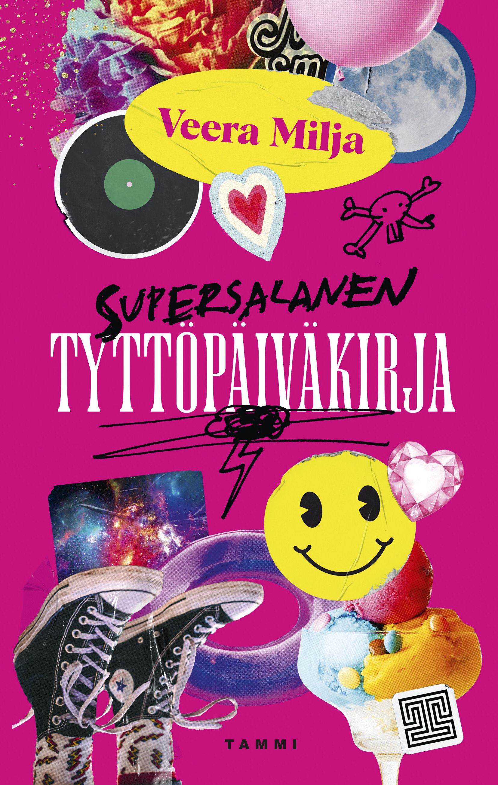 Kirjailijan Veera Milja uusi kirja Supersalanen tyttöpäiväkirja - Supersalainen tyttöpäiväkirja (UUDENVEROINEN)