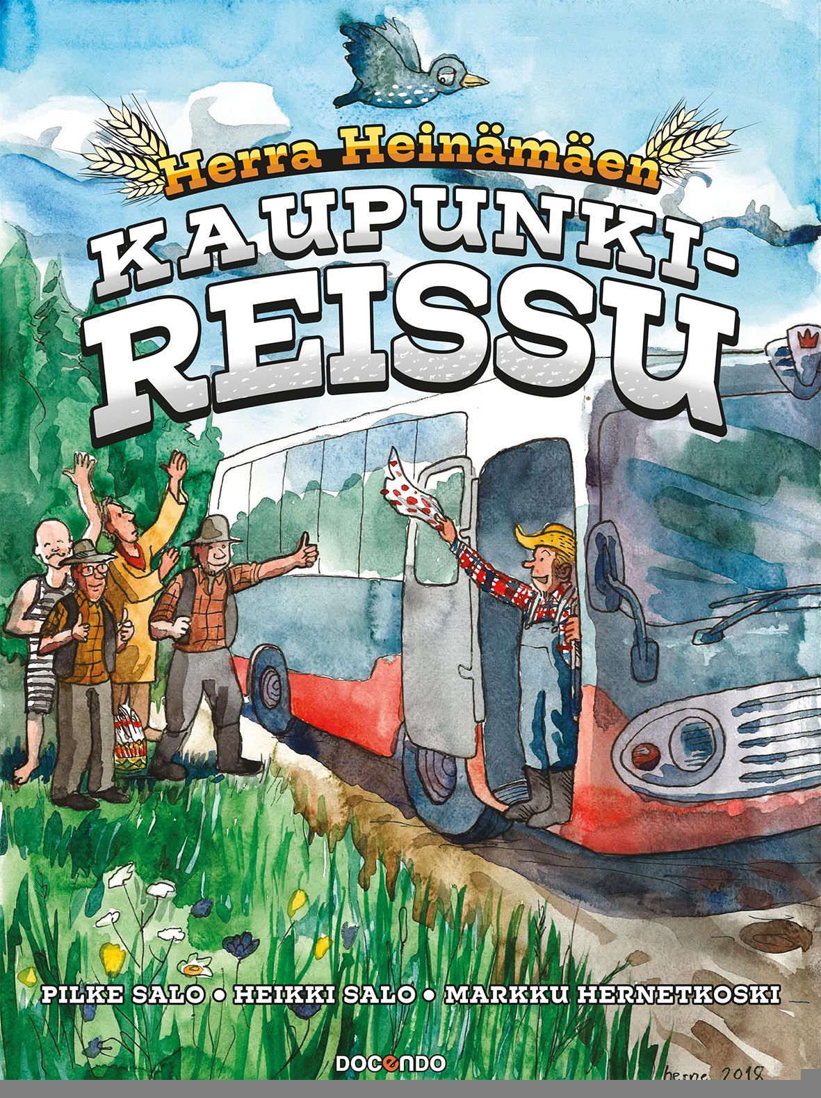 Kirjailijan Pilke Salo uusi kirja Herra Heinämäen kaupunkireissu (UUSI)