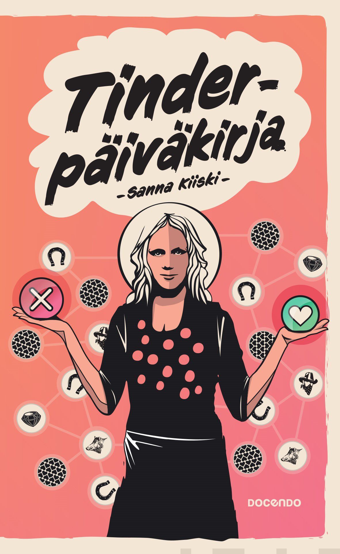 Kirjailijan Sanna Kiiski uusi kirja Tinder-päiväkirja (UUSI)