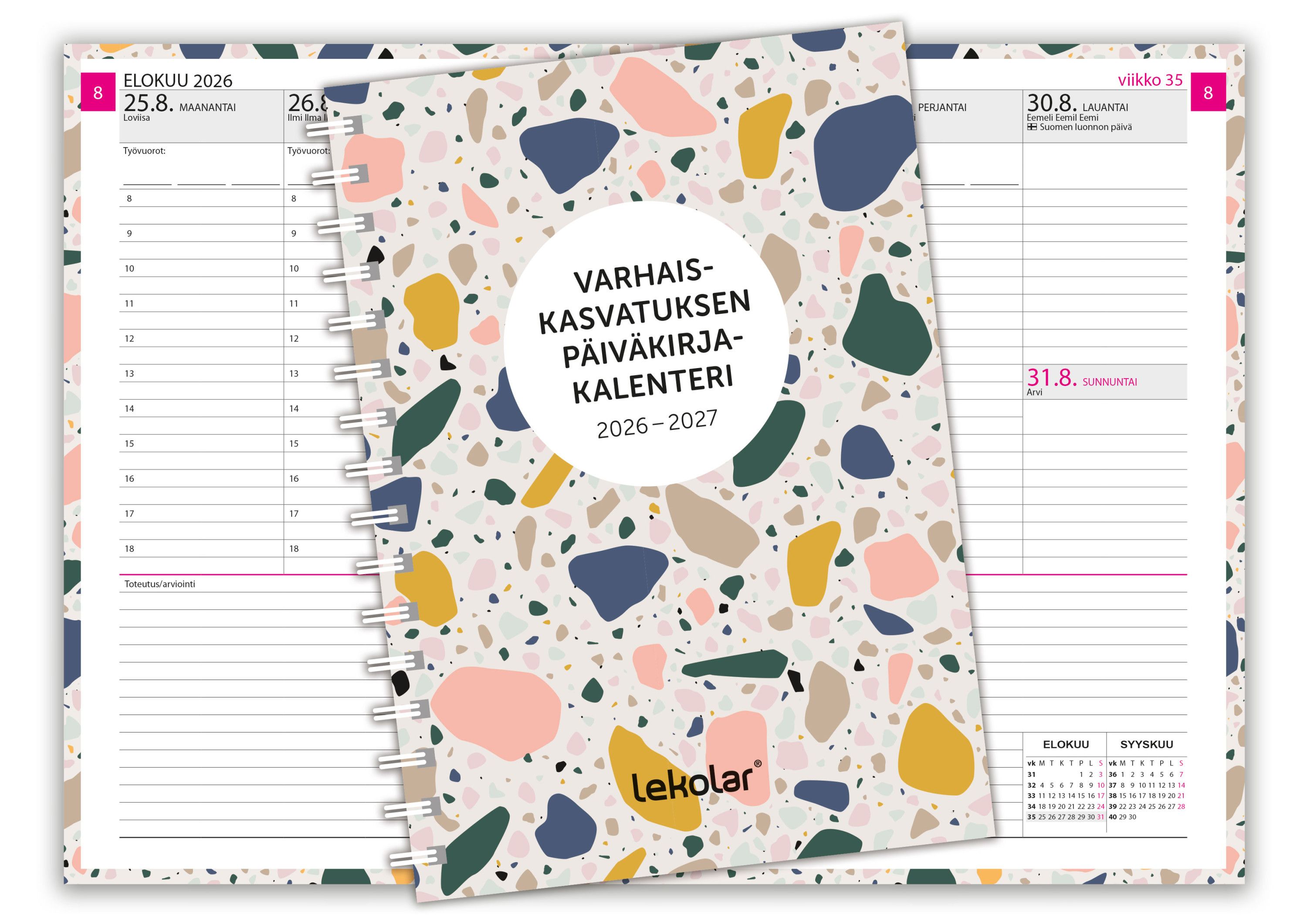 Varhaiskasvatuksen päiväkirjakalenteri 2026-2027