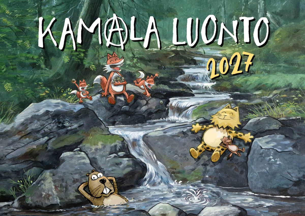Jarkko Vehniäinen : Kamala luonto seinäkalenteri 2027