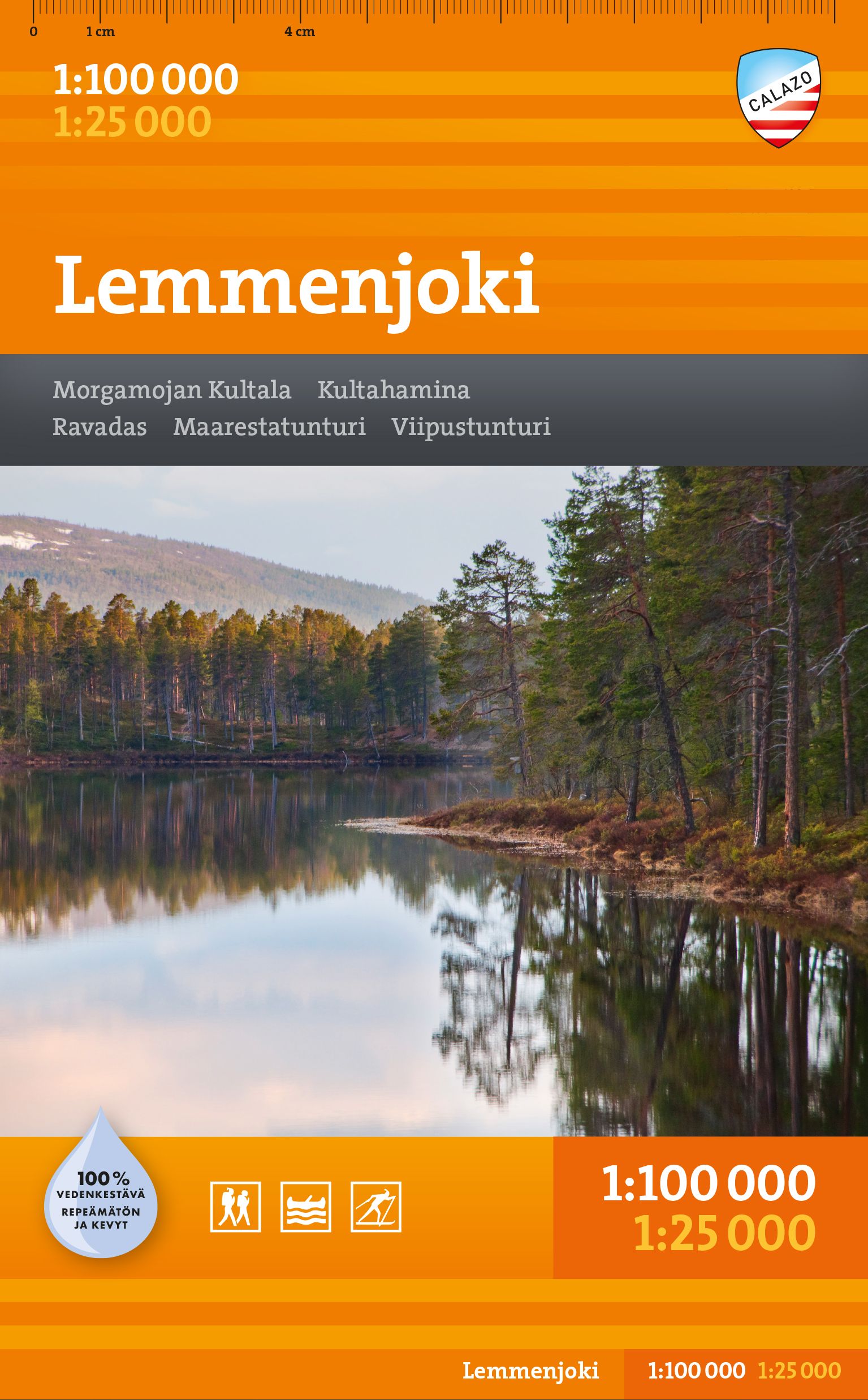 Lemmenjoki tunturikartta 1:100 000/1:25 000