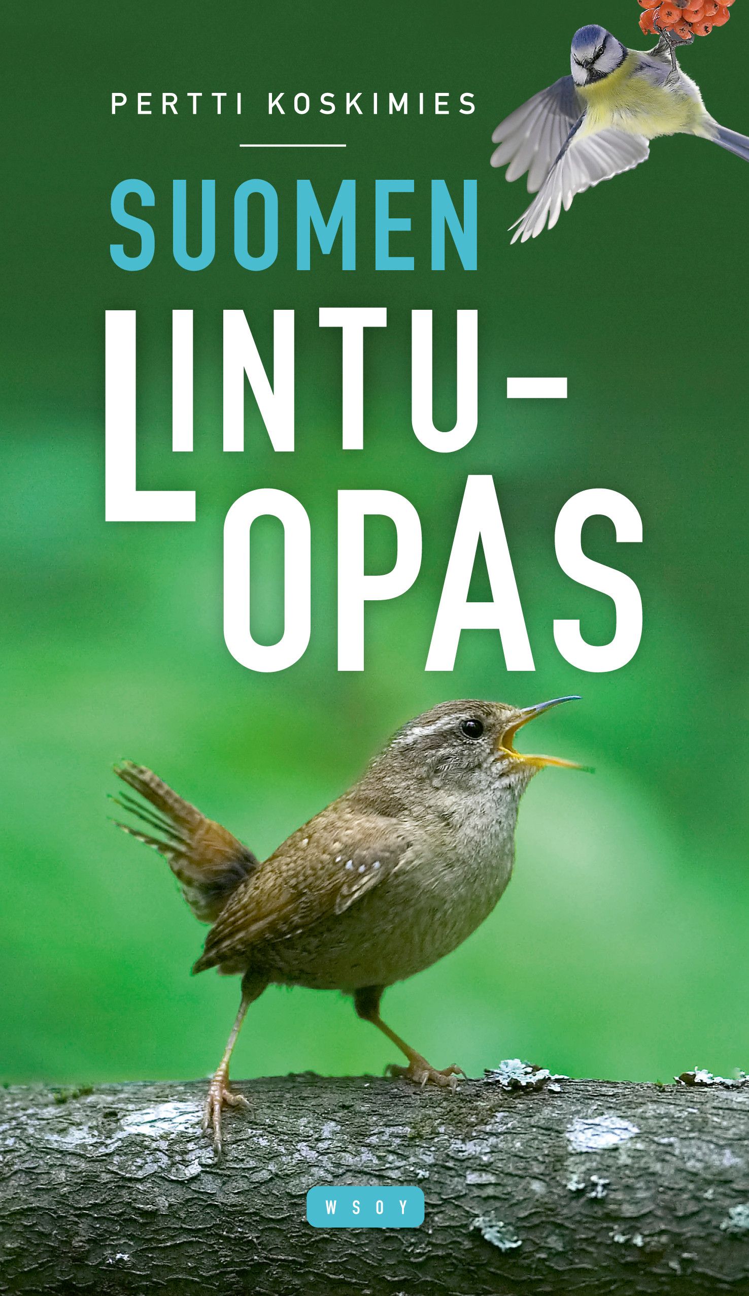 Kirjailijan Pertti Koskimies käytetty kirja Suomen lintuopas