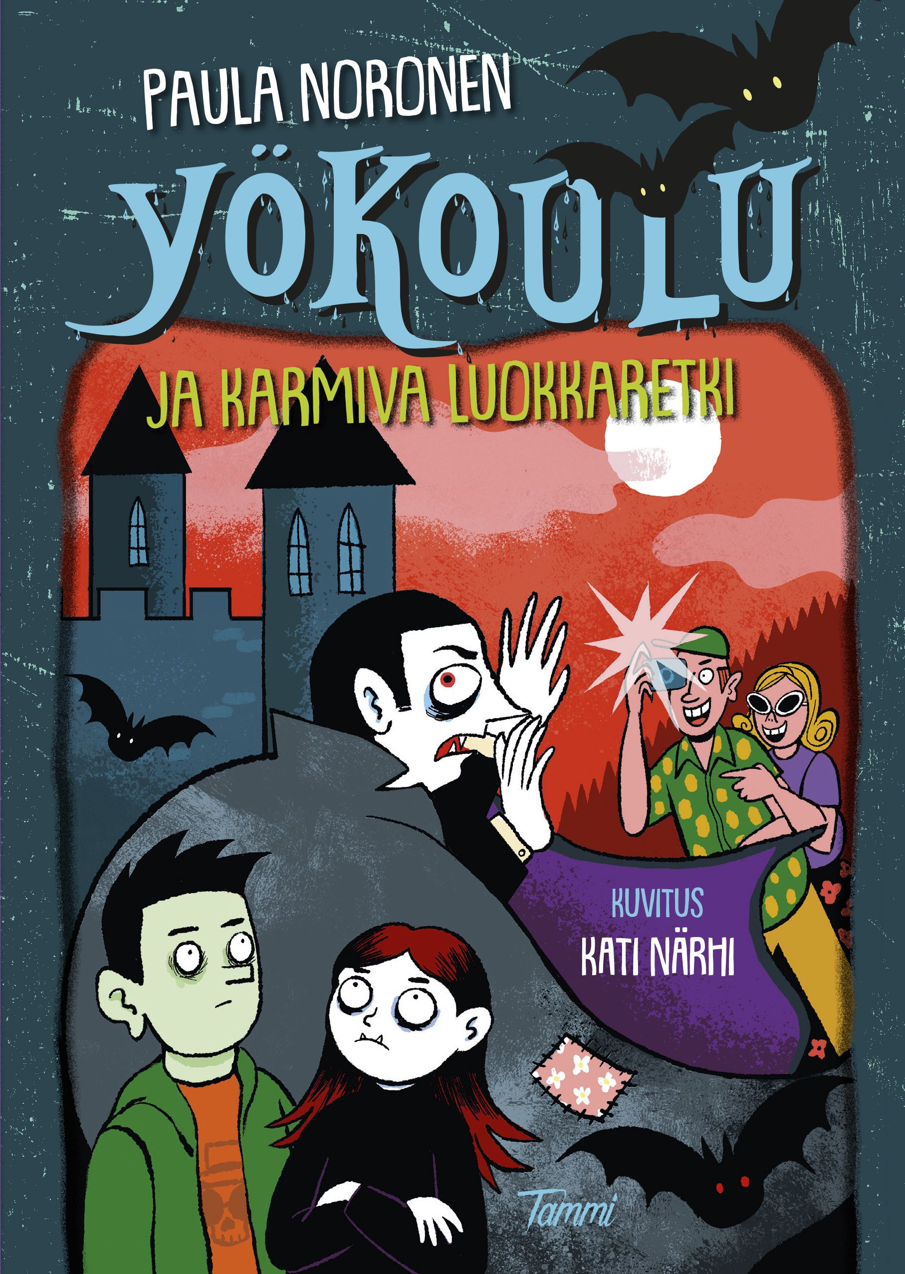 Kirjailijan Paula Noronen käytetty kirja Yökoulu ja karmiva luokkaretki