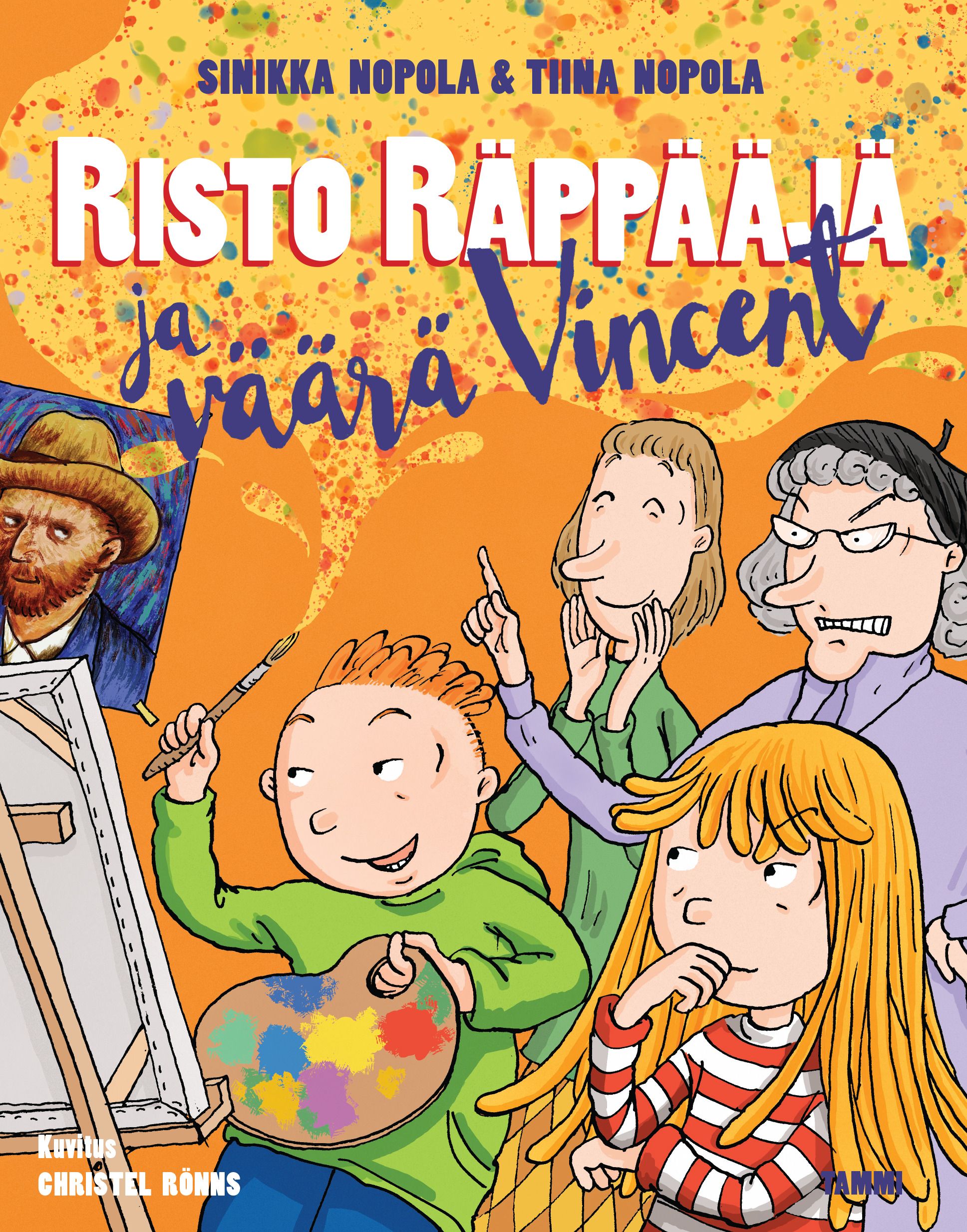 Kirjailijan Sinikka Nopola käytetty kirja Risto Räppääjä ja väärä Vincent