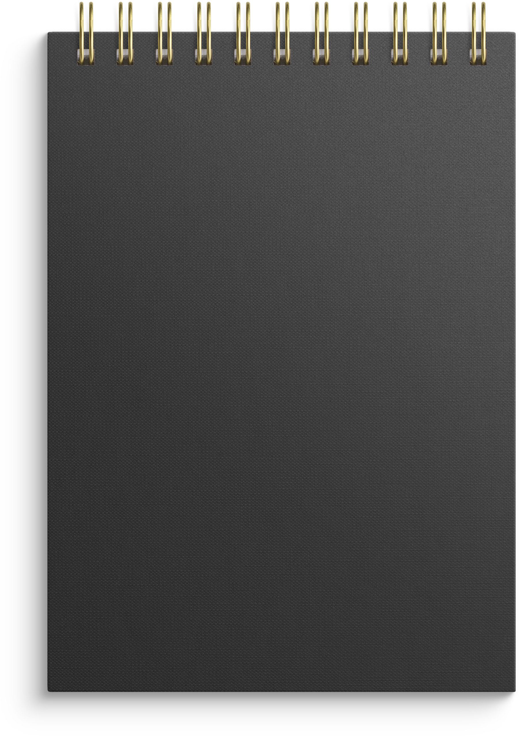 Notebook lined A6 black