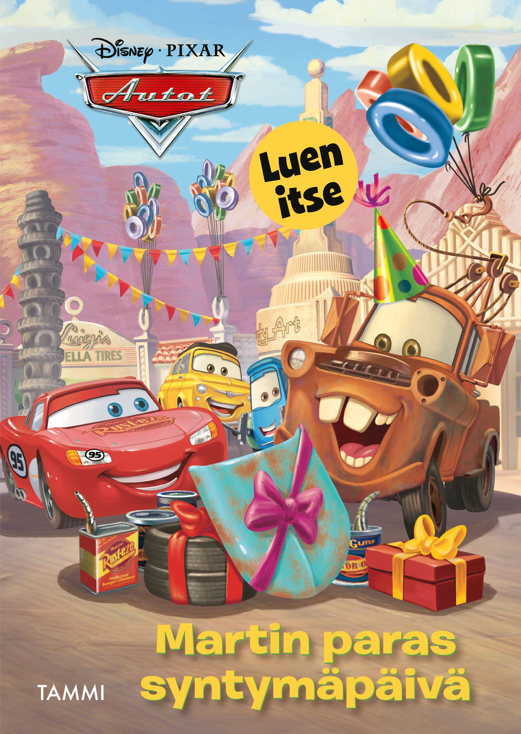 Melissa Lagonegro : Disney Pixar Autot. Martin paras syntymäpäivä. Luen itse