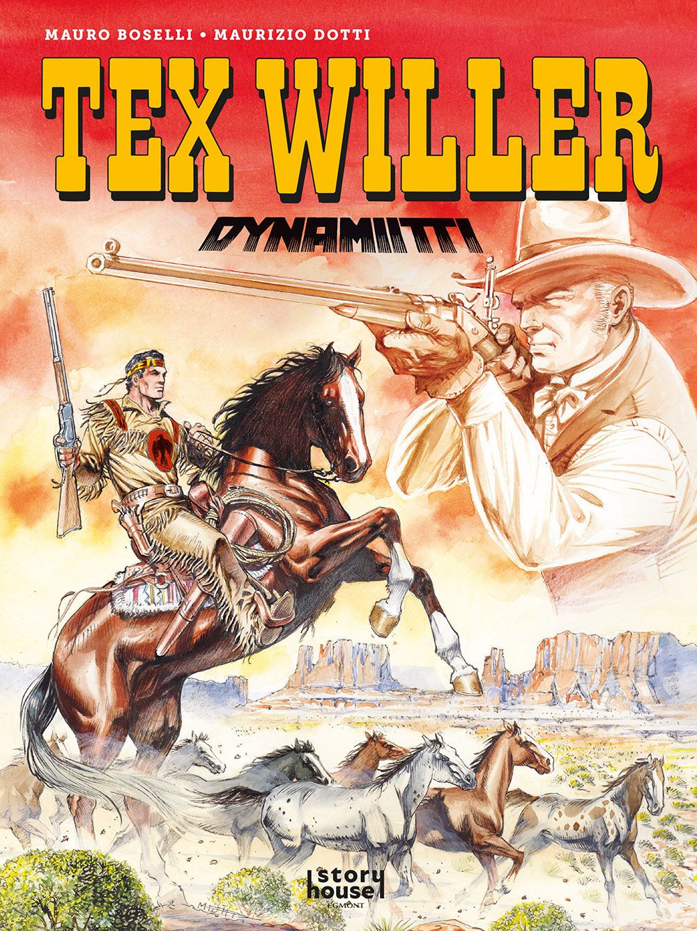 Mauro Boselli : Tex Willer Värialbumi 9: Dynamiitti