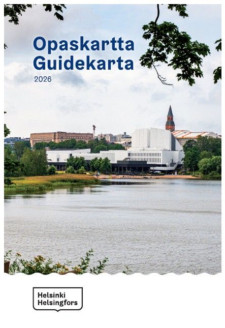 Helsinki opaskartta - guidekarta 2026 (1:20 000)