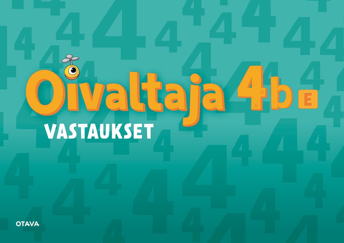 Helka Kokkonen & Merja Kalm & Markus Luoma & Markus Packalén & Pirita Perälä & Timo Tapiainen : Oivaltaja 4b E vastaukset