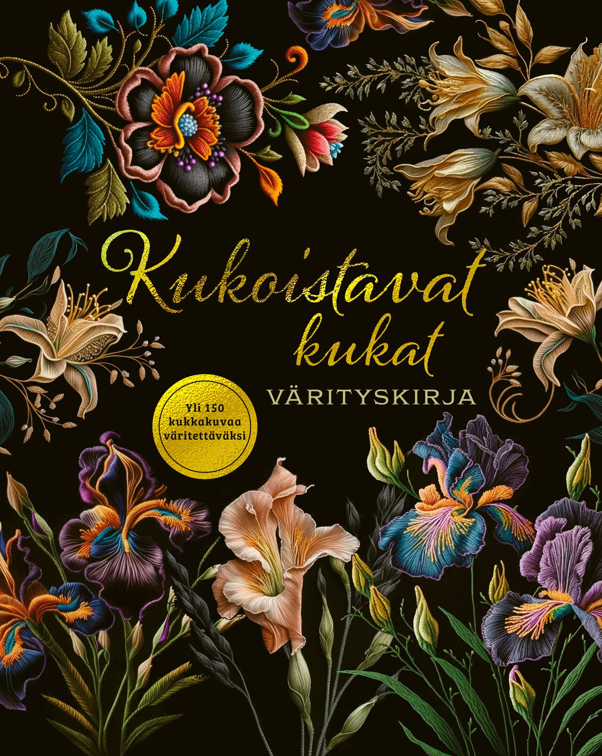 Kukoistavat kukat - Värityskirja