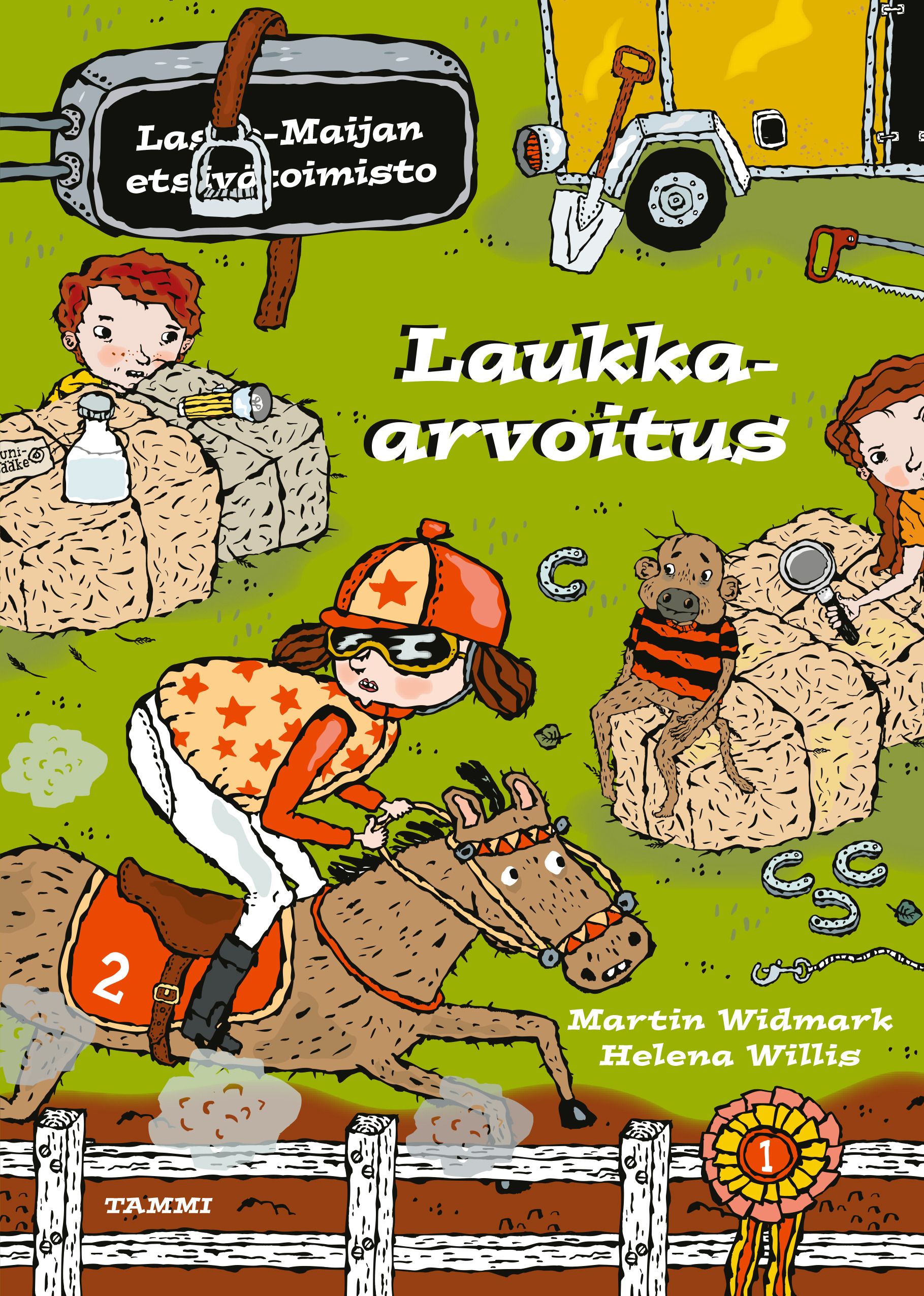 Martin Widmark : Laukka-arvoitus. Lasse-Maijan etsivätoimisto