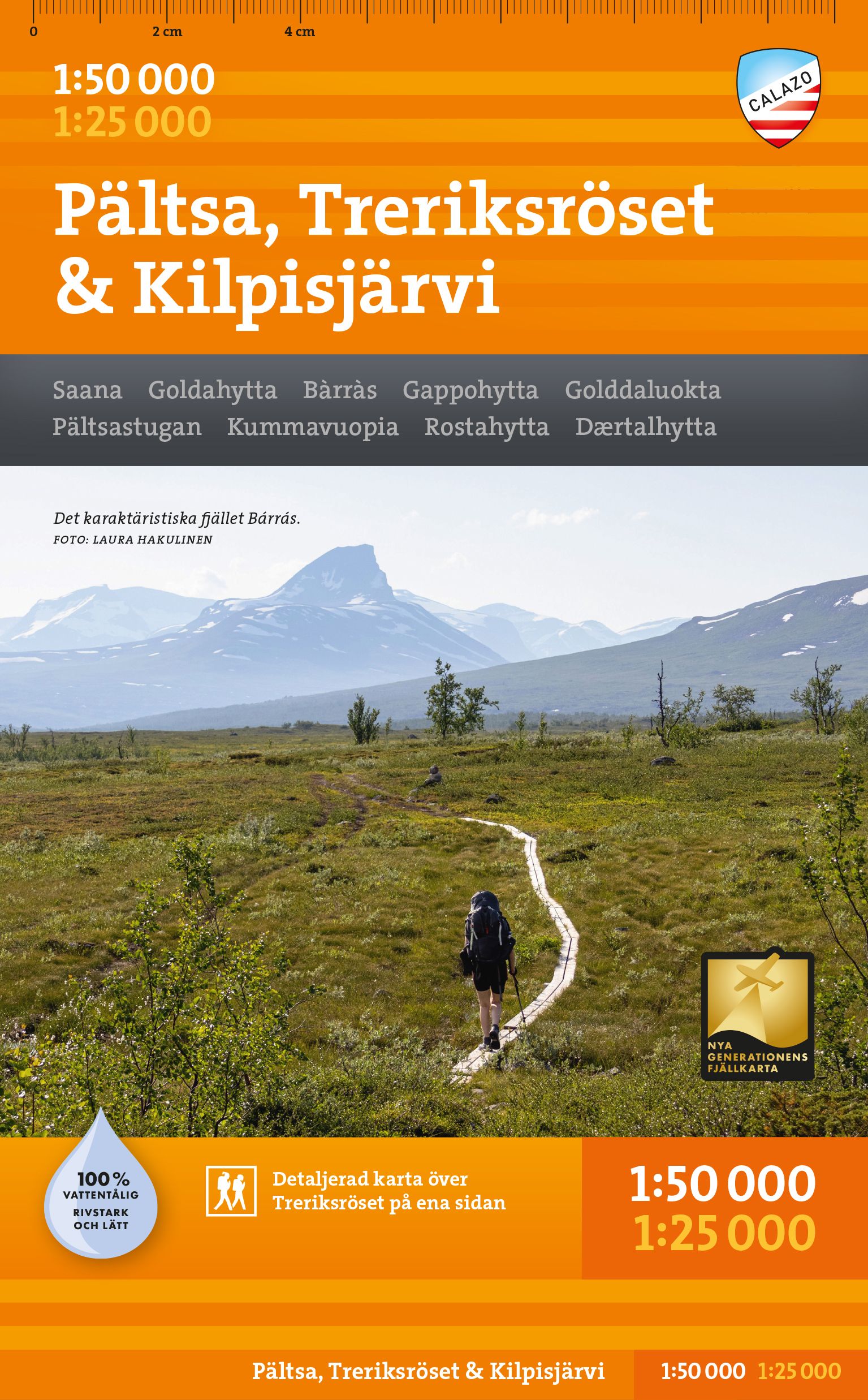 Pältsa, Treriksröset & Kilpisjärvi 1:50 000/1:25 000