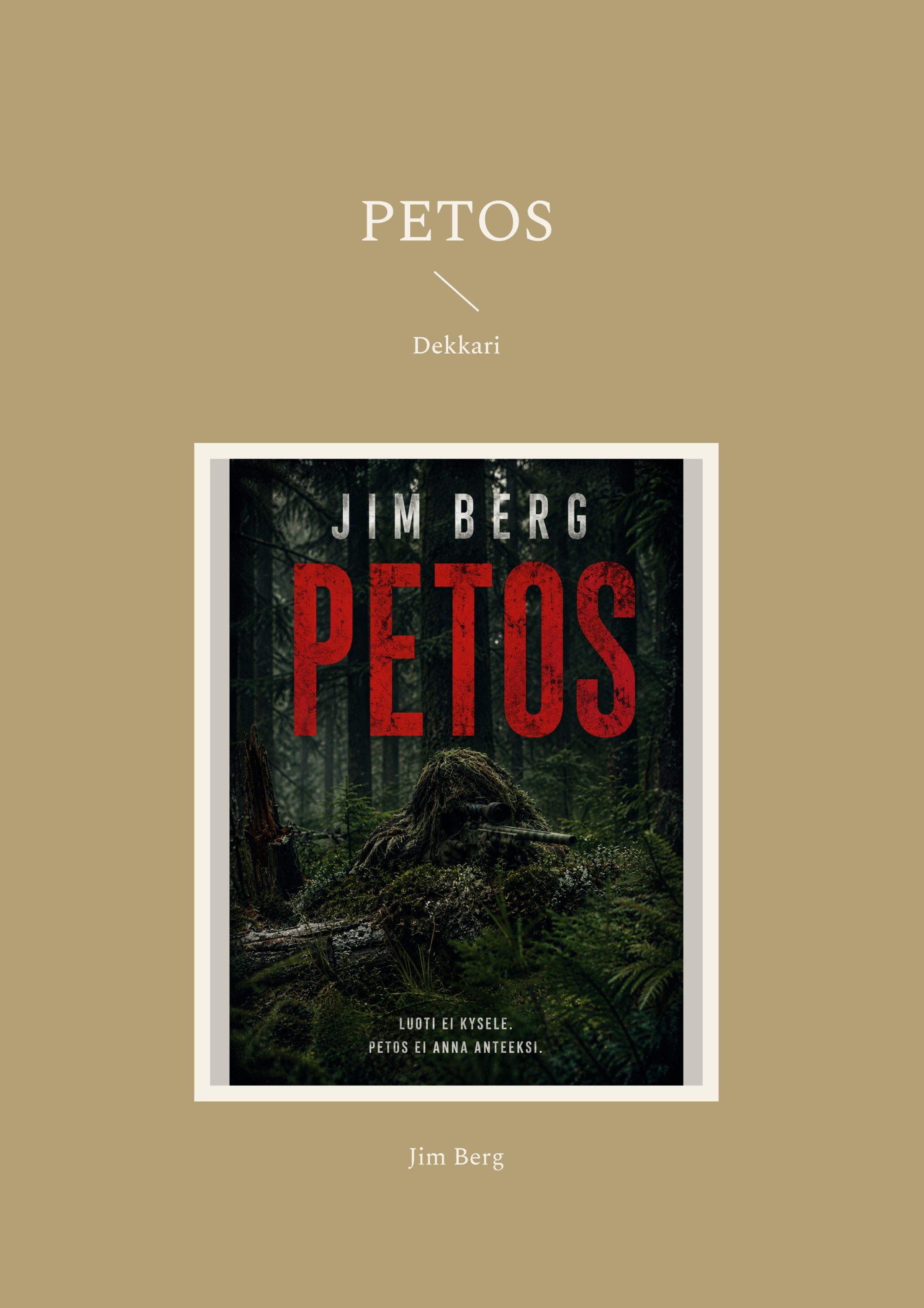 Jim Berg : Petos